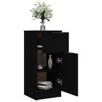 Thumbnail for Sideboard Schwarz 30x30x70 cm Holzwerkstoff