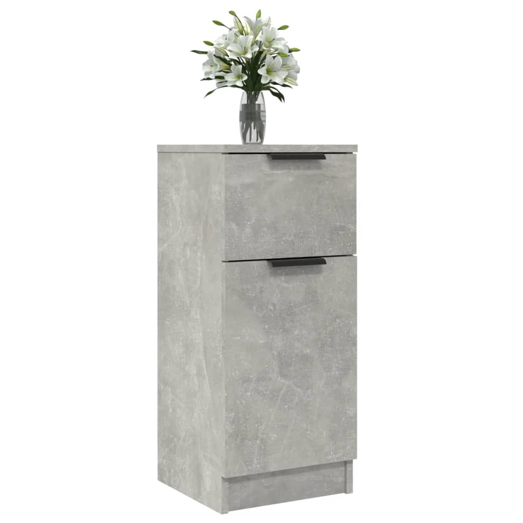 Sideboard Betongrau 30x30x70 cm Holzwerkstoff
