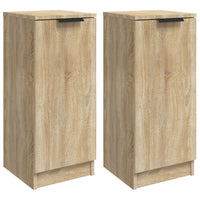 Thumbnail for Sideboards 2 Stk. Sonoma-Eiche 30x30x70 cm Holzwerkstoff