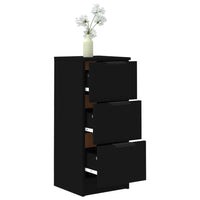 Thumbnail for Sideboard Schwarz 30x30x70 cm Holzwerkstoff