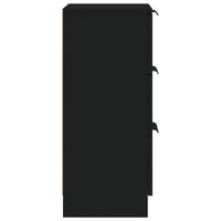 Thumbnail for Sideboard Schwarz 30x30x70 cm Holzwerkstoff