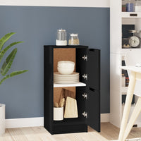 Thumbnail for Sideboard Schwarz 30x30x70 cm Holzwerkstoff