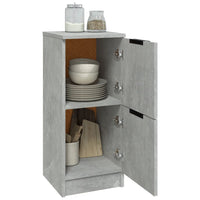 Thumbnail for Sideboards 2 Stk. Betongrau 30x30x70 cm Holzwerkstoff