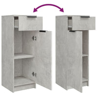 Thumbnail for Badschrank Betongrau 32x34x90 cm Holzwerkstoff