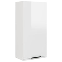 Thumbnail for Wand-Badschrank Hochglanz-Weiß 32x20x67 cm