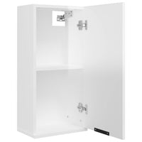 Thumbnail for Wand-Badschrank Hochglanz-Weiß 32x20x67 cm