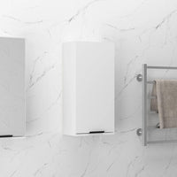 Thumbnail for Wand-Badschrank Hochglanz-Weiß 32x20x67 cm