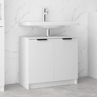 Thumbnail for Badschrank Weiß 64,5x33,5x59 cm Holzwerkstoff