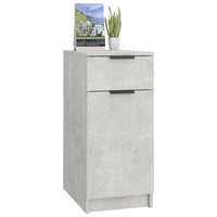 Thumbnail for Büroschrank Betongrau 33,5x50x75 cm Holzwerkstoff