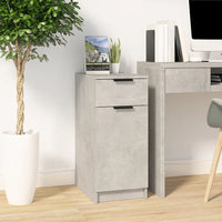 Thumbnail for Büroschrank Betongrau 33,5x50x75 cm Holzwerkstoff