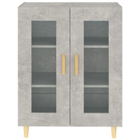 Thumbnail for Sideboard Betongrau 69,5x34x90 cm Holzwerkstoff