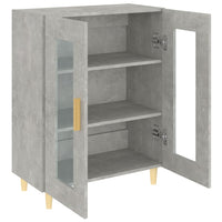 Thumbnail for Sideboard Betongrau 69,5x34x90 cm Holzwerkstoff