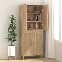 Thumbnail for Sideboard Sonoma-Eiche 69,5x34x90 cm Holzwerkstoff