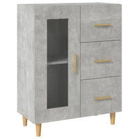 Thumbnail for Sideboard Betongrau 69,5x34x90 cm Holzwerkstoff