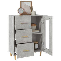 Thumbnail for Sideboard Betongrau 69,5x34x90 cm Holzwerkstoff