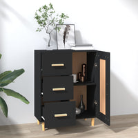 Thumbnail for Sideboard Schwarz 69,5x34x90 cm Holzwerkstoff