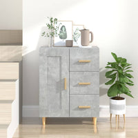 Thumbnail for Sideboard Betongrau 69,5x34x90 cm Holzwerkstoff