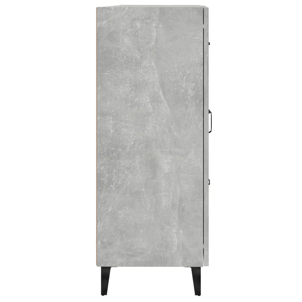 Sideboard Betongrau 69,5x34x90 cm Holzwerkstoff