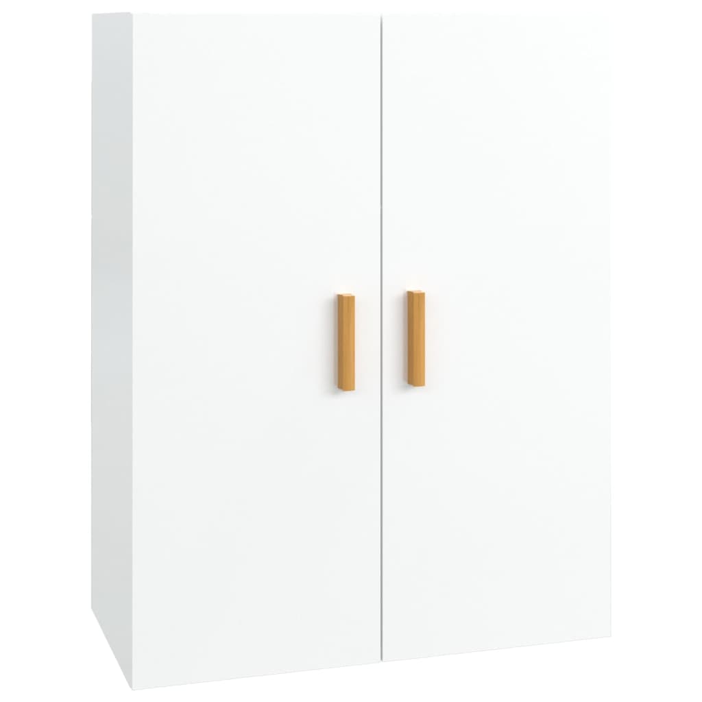 Hängeschrank Hochglanz-Weiß 69,5x34x90 cm