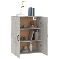 Thumbnail for Hängeschrank Betongrau 69,5x34x90 cm Holzwerkstoff