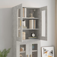 Thumbnail for Hängeschrank Betongrau 69,5x34x90 cm