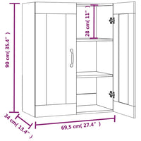 Thumbnail for Hängeschrank Sonoma-Eiche 69,5x34x90 cm