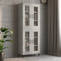 Thumbnail for Hängeschrank Betongrau 69,5x34x90 cm