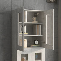Thumbnail for Hängeschrank Betongrau 69,5x34x90 cm