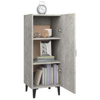 Thumbnail for Sideboard Betongrau 34,5x34x90 cm Holzwerkstoff