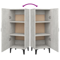 Thumbnail for Sideboard Betongrau 34,5x34x90 cm Holzwerkstoff
