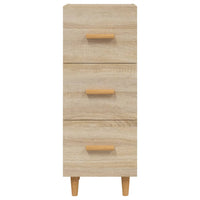 Thumbnail for Sideboard Sonoma-Eiche 34,5x34x90 cm Holzwerkstoff