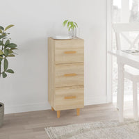 Thumbnail for Sideboard Sonoma-Eiche 34,5x34x90 cm Holzwerkstoff