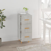 Thumbnail for Sideboard Betongrau 34,5x34x90 cm Holzwerkstoff