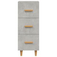 Thumbnail for Sideboard Betongrau 34,5x34x90 cm Holzwerkstoff