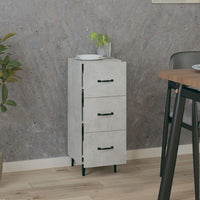 Thumbnail for Sideboard Betongrau 34,5x34x90 cm Holzwerkstoff