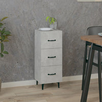 Thumbnail for Sideboard Betongrau 34,5x34x90 cm Holzwerkstoff