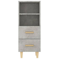 Thumbnail for Sideboard Betongrau 34,5x34x90 cm Holzwerkstoff