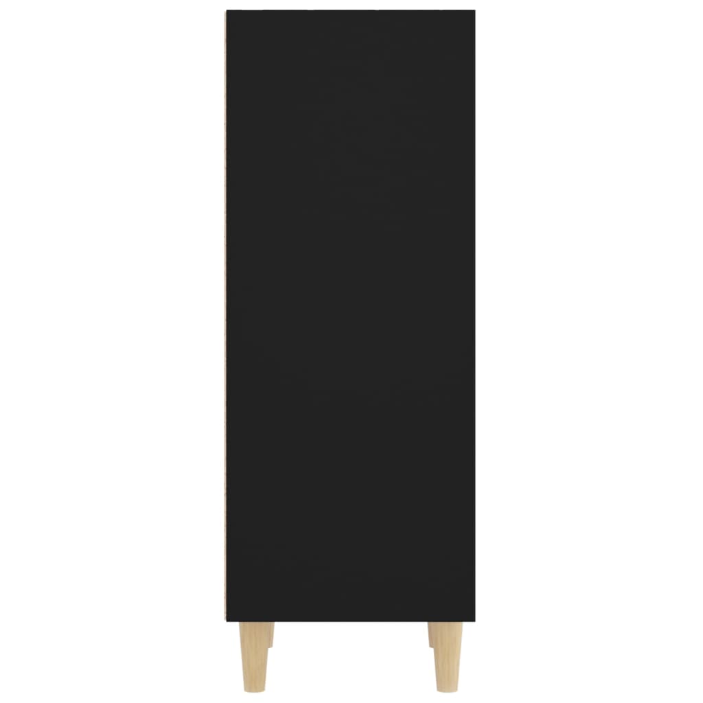 Sideboard Schwarz 34,5x32,5x90 cm Holzwerkstoff