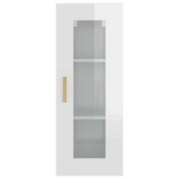 Thumbnail for Hängeschrank Hochglanz-Weiß 34,5x34x90 cm