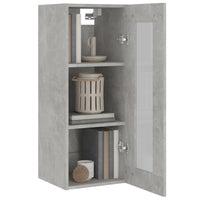 Thumbnail for Hängeschrank Betongrau 34,5x34x90 cm