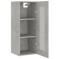 Thumbnail for Hängeschrank Betongrau 34,5x34x90 cm