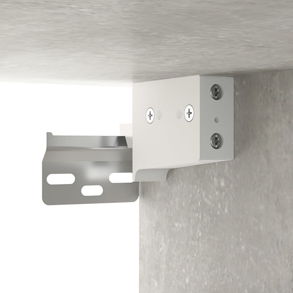 Hängeschrank Betongrau 34,5x34x90 cm