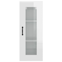 Thumbnail for Hängeschrank Hochglanz-Weiß 34,5x34x90 cm