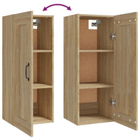 Thumbnail for Hängeschrank Sonoma-Eiche 35x34x90 cm Holzwerkstoff