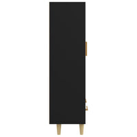 Thumbnail for Highboard Schwarz 70x31x115 cm Holzwerkstoff
