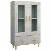 Thumbnail for Highboard Betongrau 70x31x115 cm Holzwerkstoff