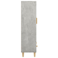 Thumbnail for Highboard Betongrau 70x31x115 cm Holzwerkstoff