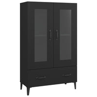 Thumbnail for Highboard Schwarz 70x31x115 cm Holzwerkstoff