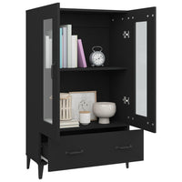 Thumbnail for Highboard Schwarz 70x31x115 cm Holzwerkstoff