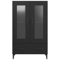 Thumbnail for Highboard Schwarz 70x31x115 cm Holzwerkstoff